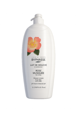Byphasse Duschmilch Wildrose 2L
