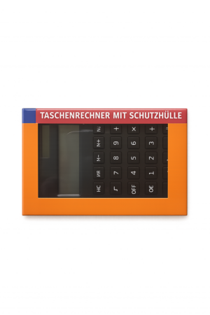 Taschenrechner mit Schutzhülle