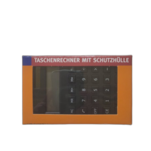 Taschenrechner mit Schutzhülle