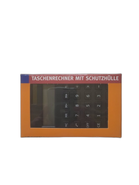 Taschenrechner mit Schutzhülle