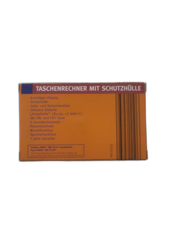 Taschenrechner mit Schutzhülle – Bild 2