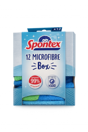 Spontex 12 Microfibre BOX