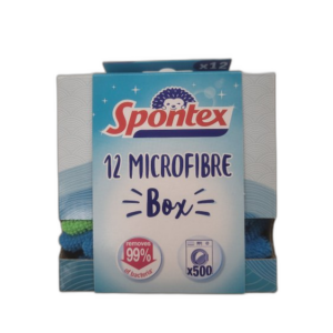 Spontex 12 Microfibre BOX