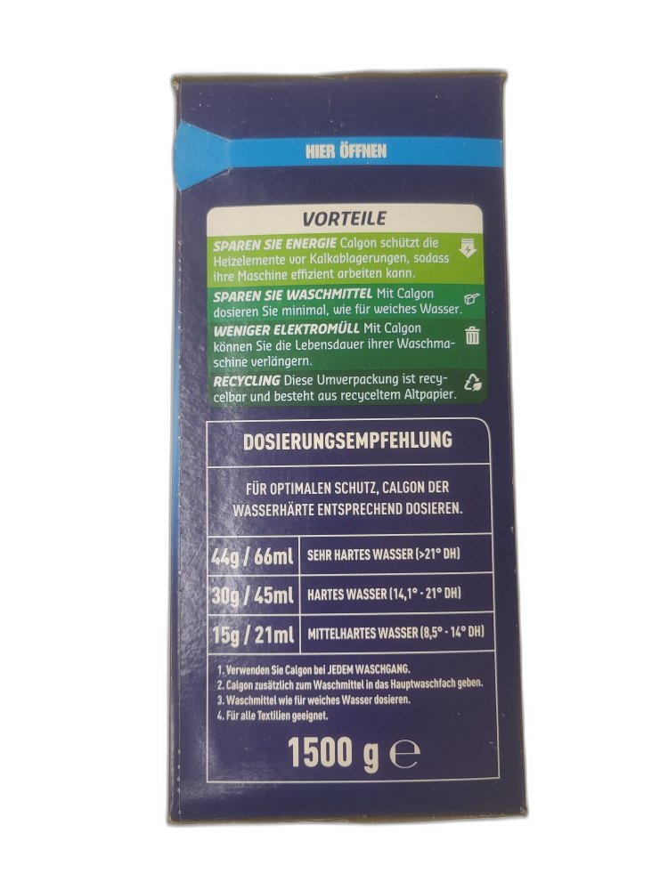 Calgon Wasserenthärter 1,5kg – Bild 4