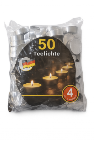 Teelichter 50-er Pack