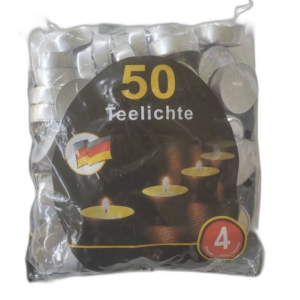 Teelichter 50-er Pack