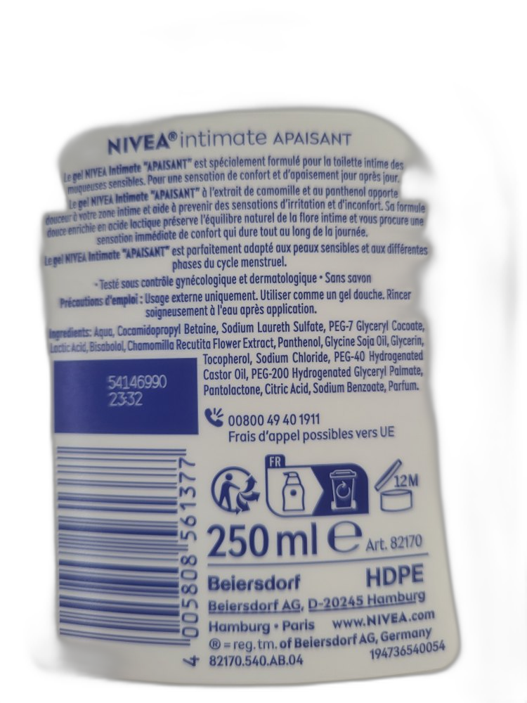 Nivea Intimate 250ml – Bild 4