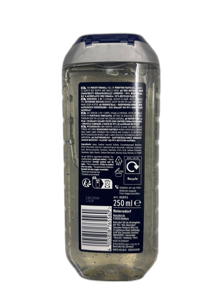 Nivea Men 3 in 1 Pure Impact 250ml – Bild 3