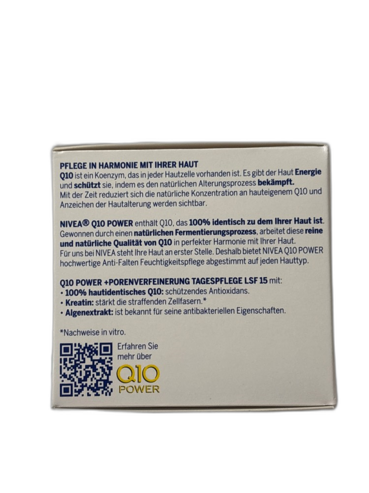 Nivea Day Q10 Anti Aging Porenverfeinerung – Bild 3