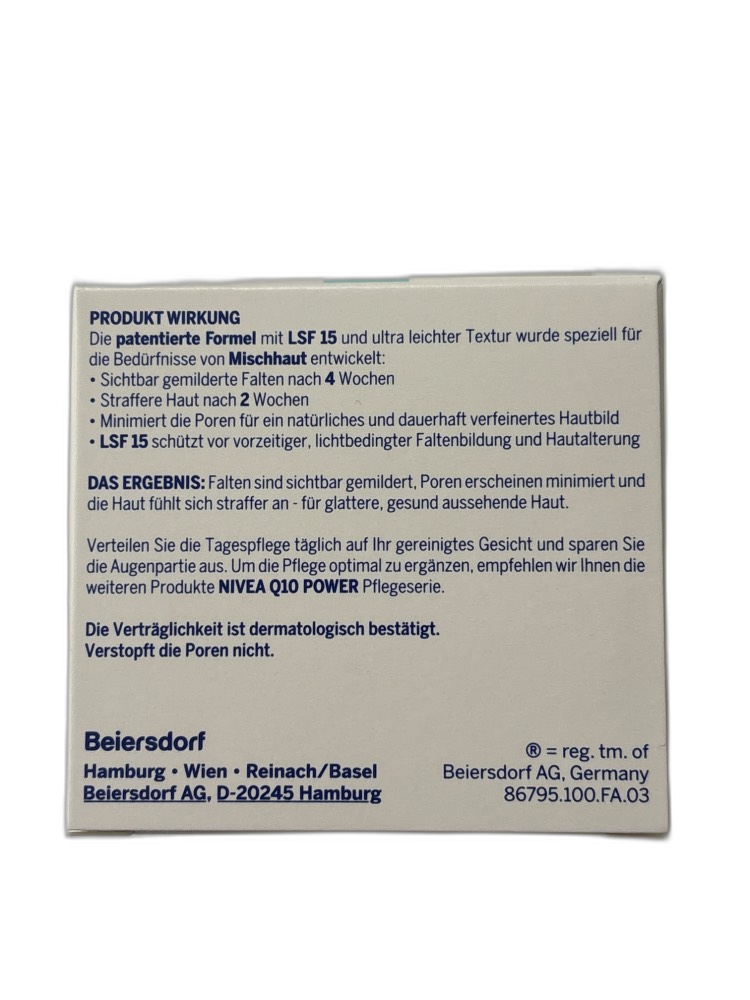 Nivea Day Q10 Anti Aging Porenverfeinerung – Bild 4