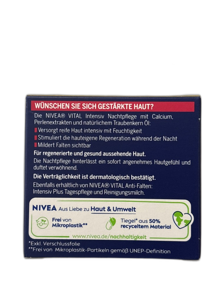 Nivea Night Cream Anti Falten 50ml – Bild 3