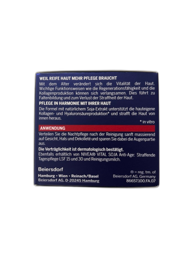 Nivea Anti Age Soja Nachtpflege 50ml – Bild 4