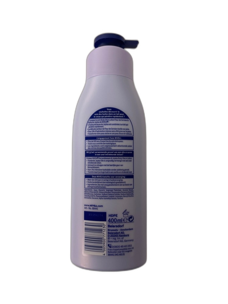 Nivea Blossom Oil in Lotion 400ml – Bild 3