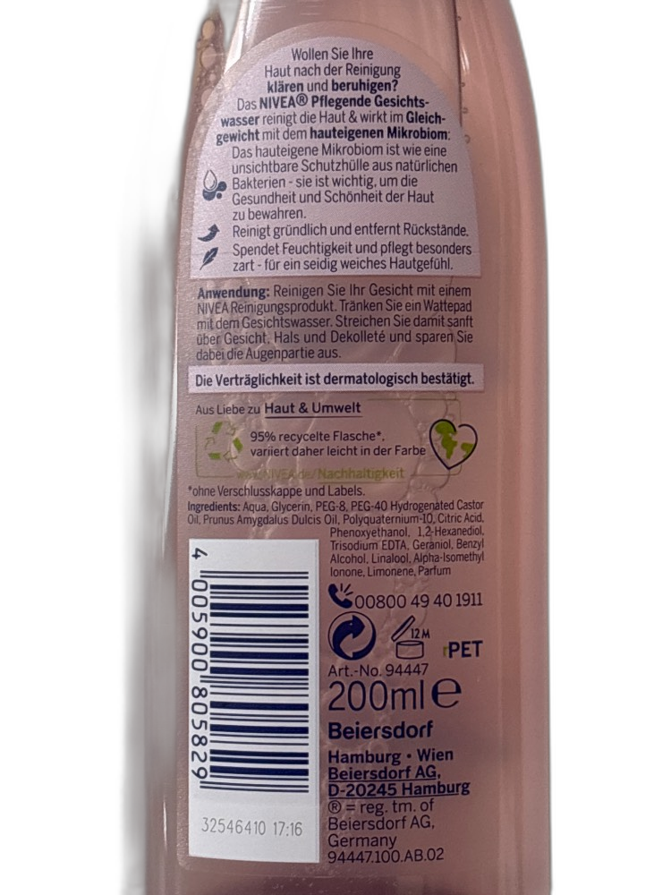 Nivea pflegendes Gesichtswasser 200ml – Bild 4