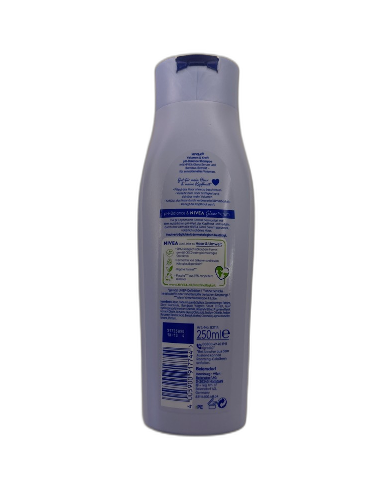 Nivea Volumen + Kraft Shampoo 250ml – Bild 3