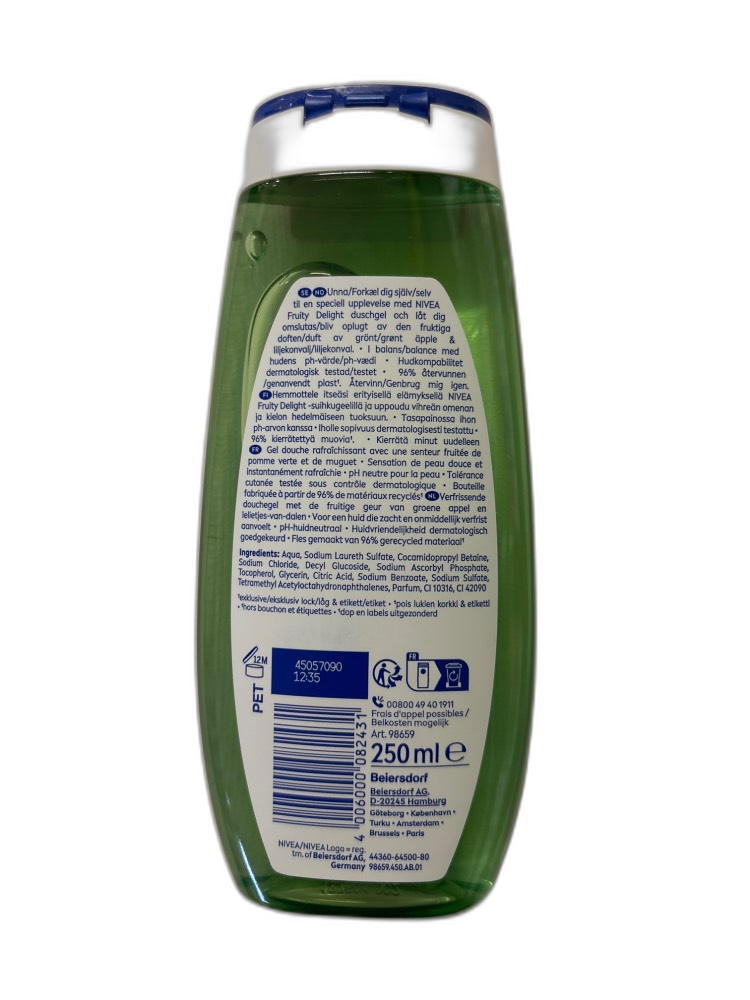 Nivea Fruit Delight Green Apple 250ml – Bild 3