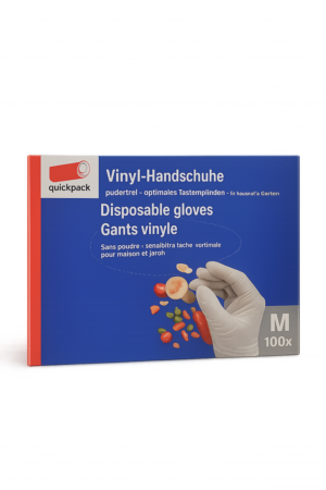 Vinyl Handschuhe M