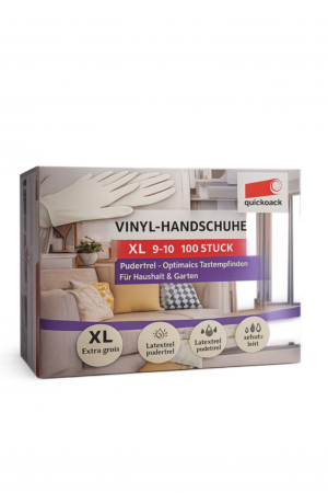 Vinyl Handschuhe XL 100 Stück