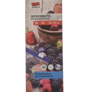 Gefrierbeutel 3L, 10 Stk, 22x32cm