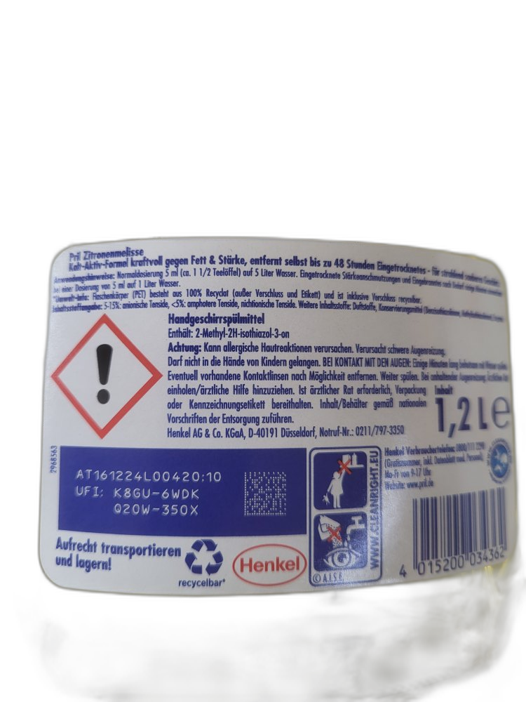 Pril XXL Zitrone 1,2l – Bild 4