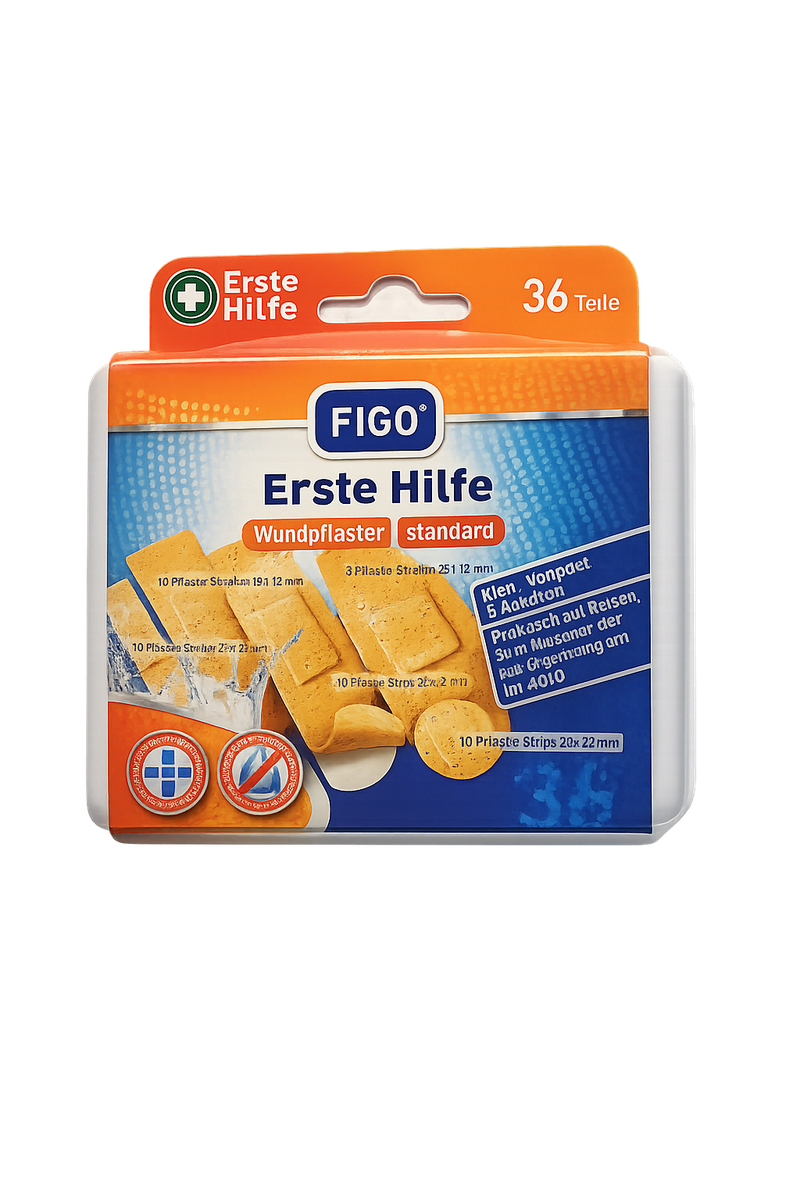 Erste-Hilfe-Box 36 tlg. In Kunststoffbox