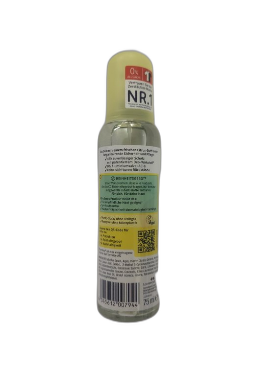 CD Citrus Deo Zerstäuber 75ml – Bild 3