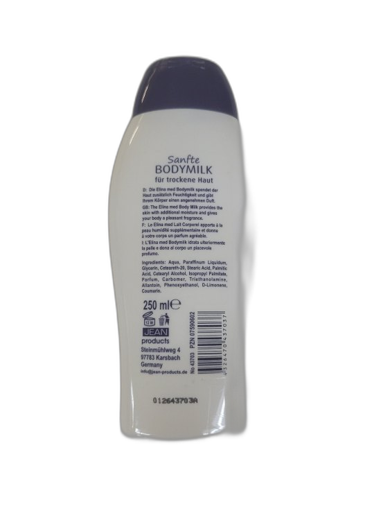 Elina Body Milk 250ml Intensive Pflege – Bild 3