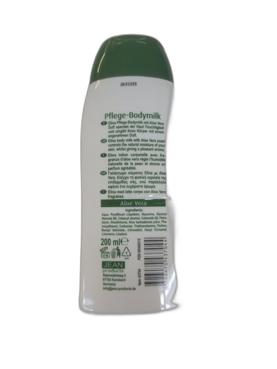 Elina Aloe Vera Bodymilk 200ml – Bild 3