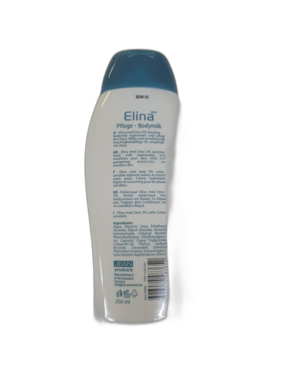 Elina Urea 3% Sensitive 250ml Bodymilk – Bild 3