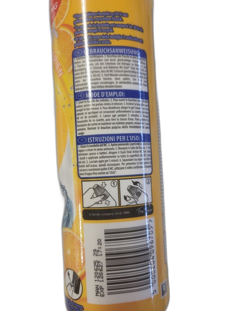 WC Ente Total Aktiv Gel Citrus Splash – Bild 4