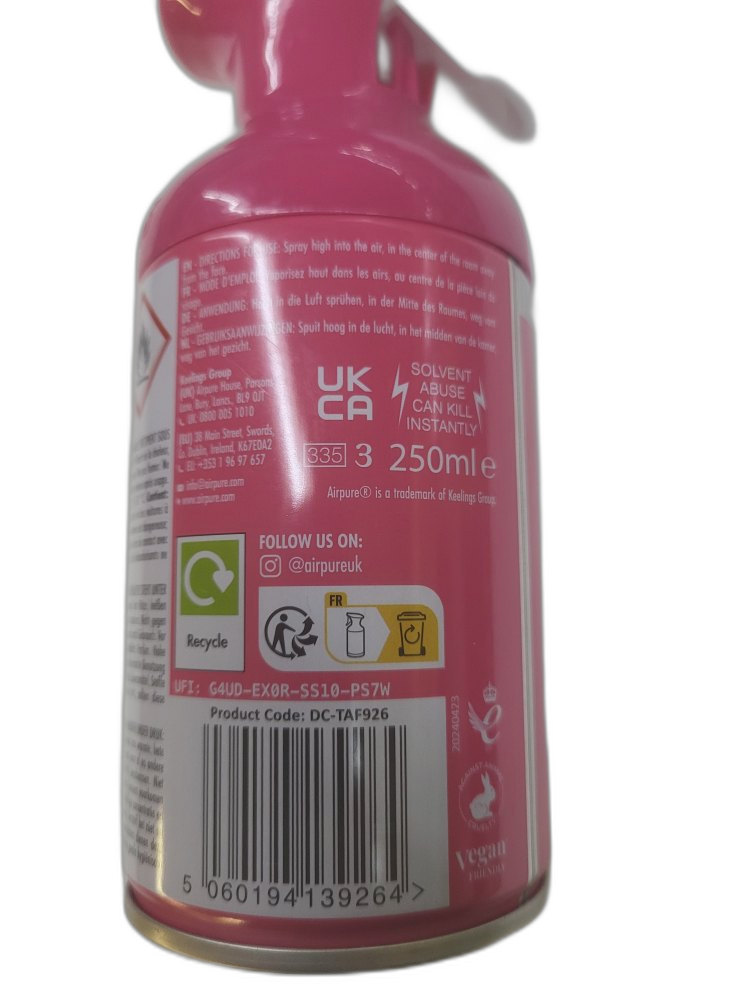 Airpure Poppy Noir Air Freshener 250ml – Bild 4