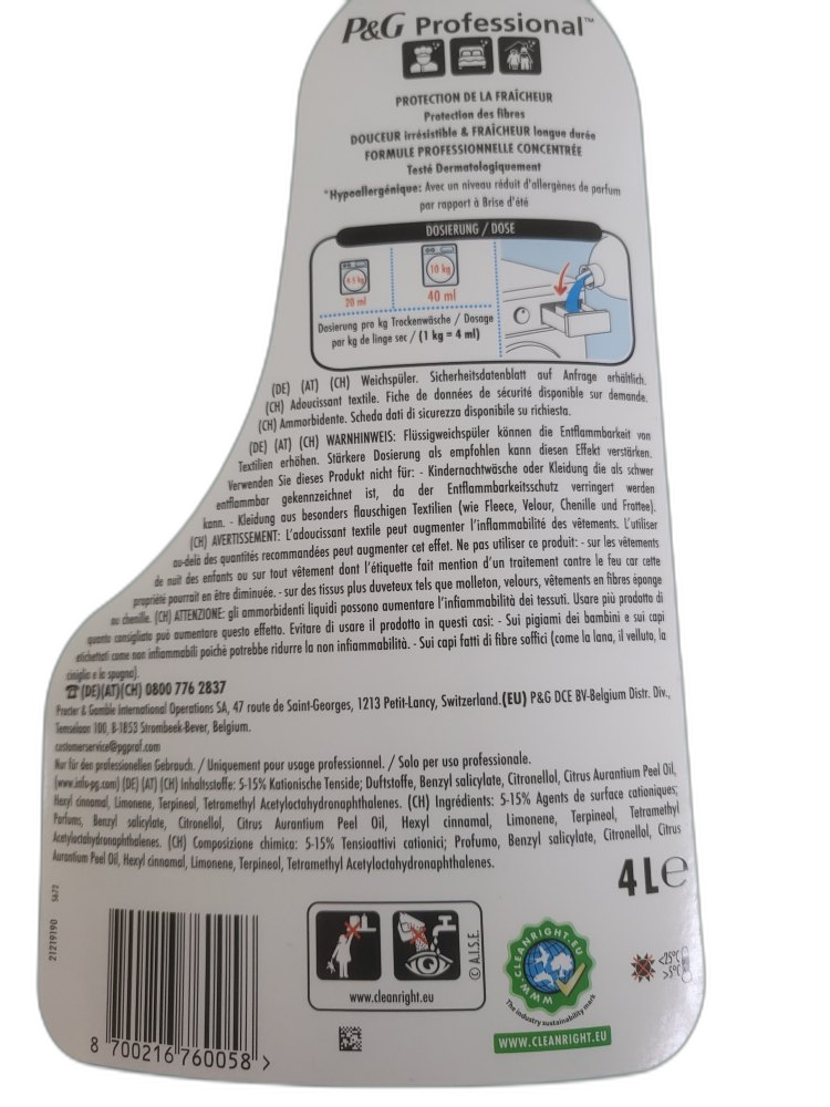 Lenor Weichspüler Frischeschutz 200WL – Bild 4