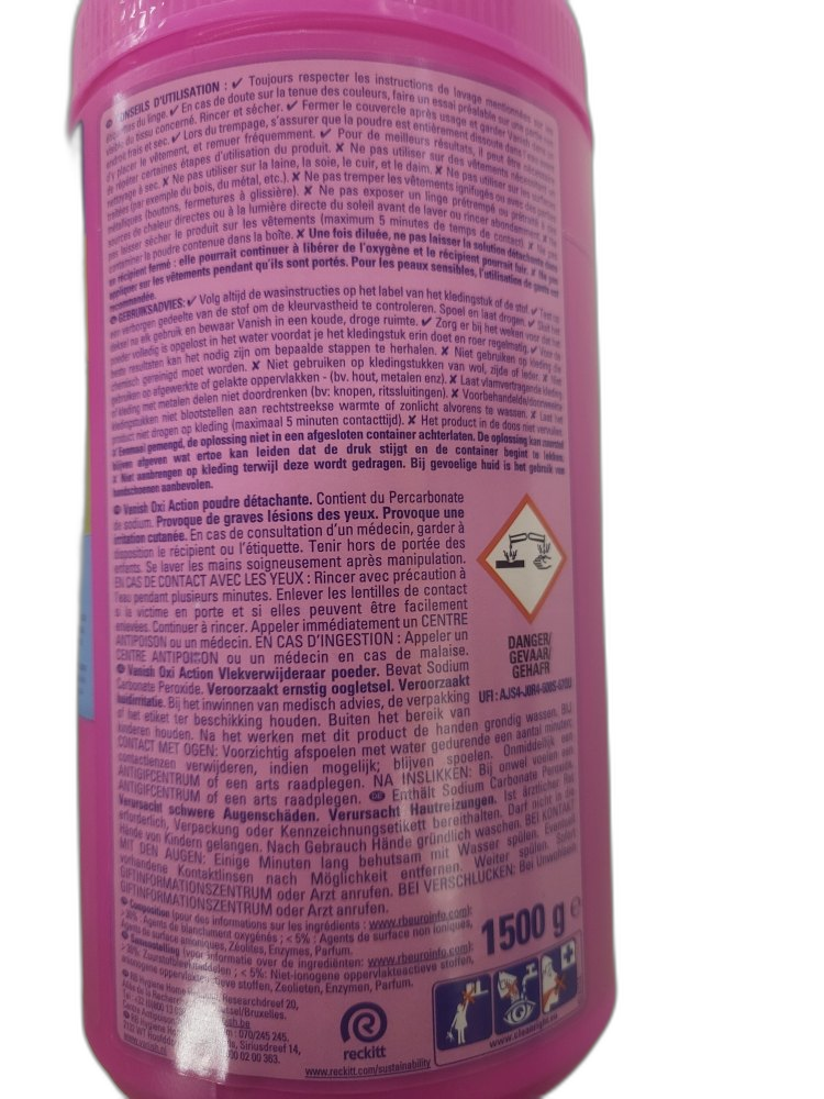 Vanish Oxi Action 1500g – Bild 4