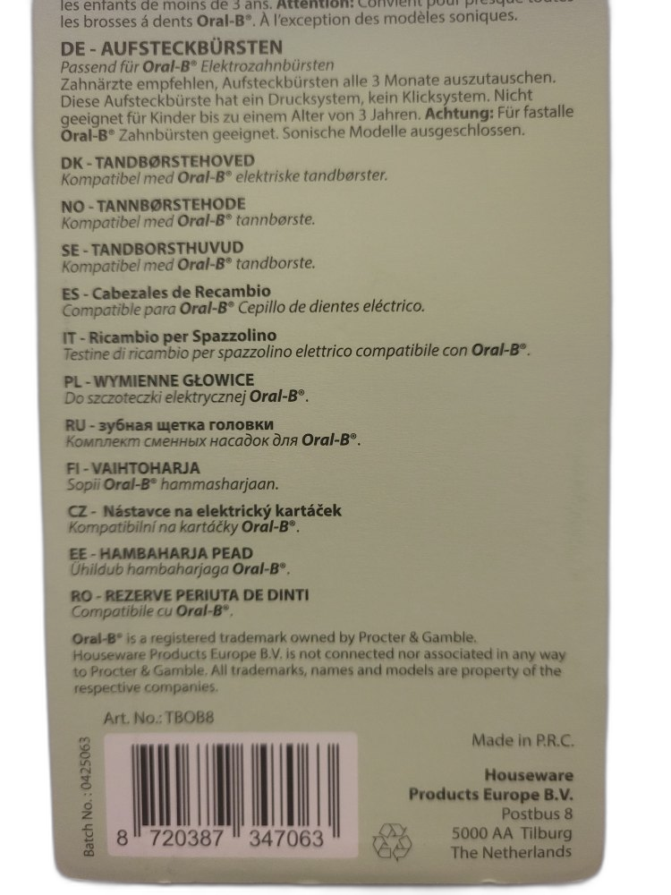 Zahnbürstenaufsatz 8-er Pack – Bild 4