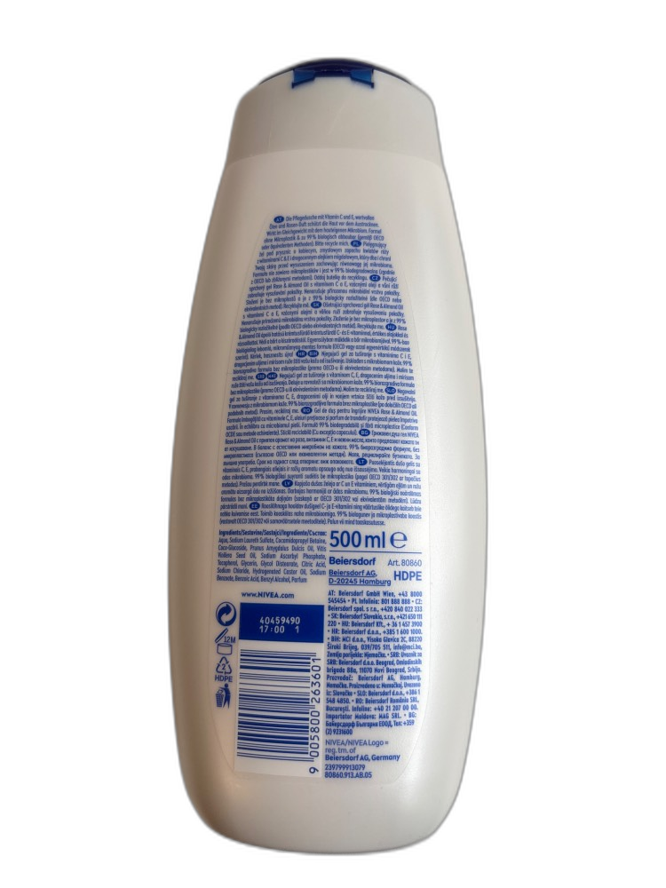 Nivea Rose & Almond Oil 500ml – Bild 3
