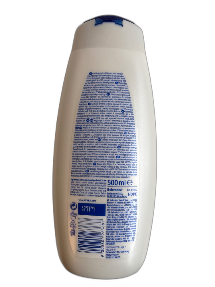 Nivea Pflegedusche Orange & Avoc. Oil – Bild 3